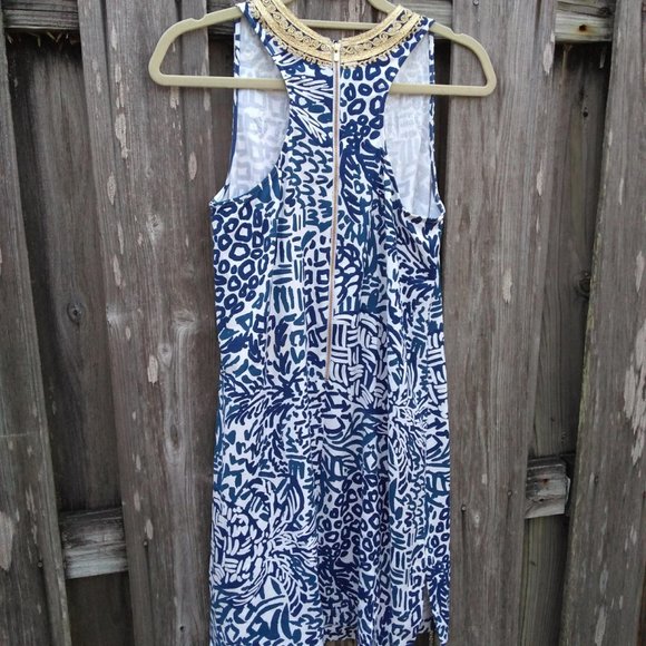 Lilly Pulitzer CARLOTTA SHIFT DRESS, Pockets Size 0 - Picture 5 of 8